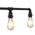 Lampadario Nero per 5 Lampadine E27