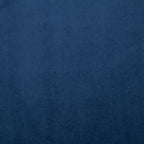 Poltrona con Piedini Cromati Blu in Velluto