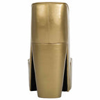 Poltrona a Forma di Scarpa con Tacco in Similpelle Oro