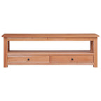 Mobile Porta TV 120x30x40 cm in Legno Massello di Mogano