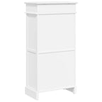 Scarpiera Bianca 50x28x98 cm in Legno di Paulownia