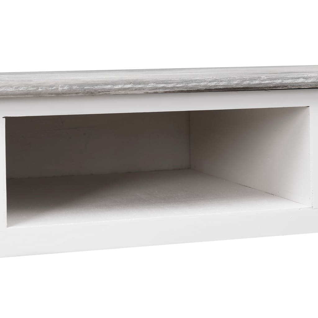 Scrivania Grigia 110x45x76 cm in Legno