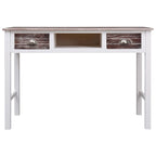 Scrivania Marrone 110x45x76 cm in Legno