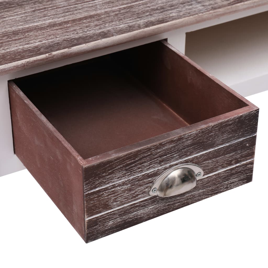 Scrivania Marrone 110x45x76 cm in Legno