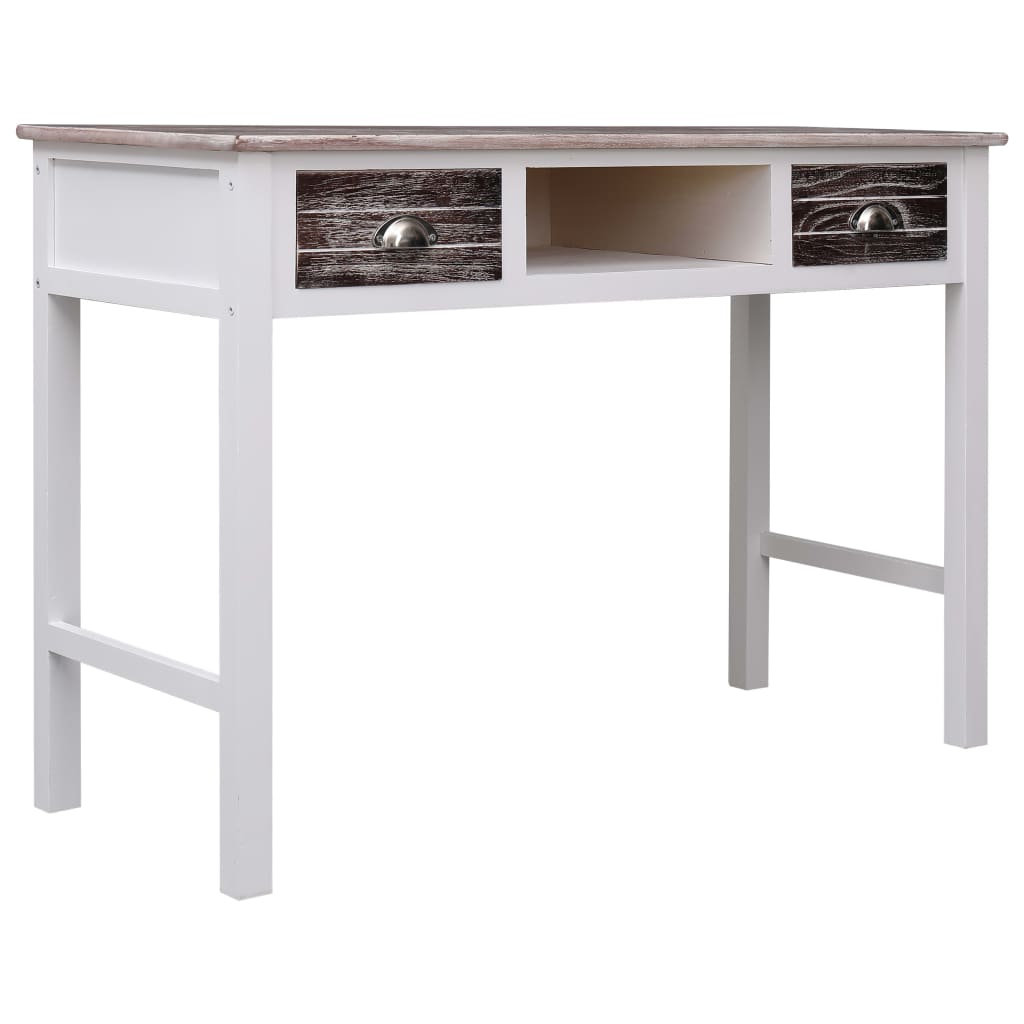 Scrivania Marrone 110x45x76 cm in Legno