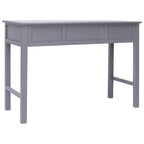 Scrivania Grigia 110x45x76 cm in Legno