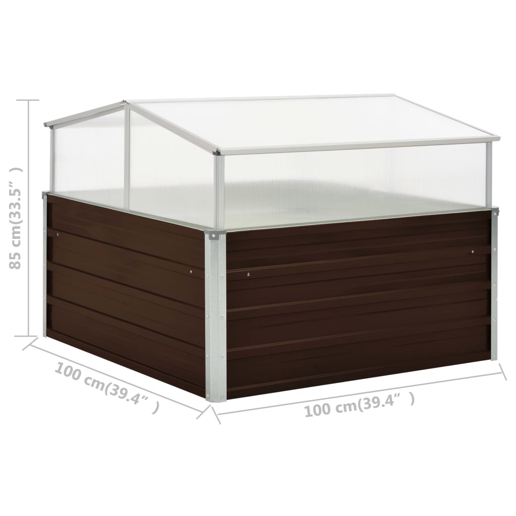 Serra Marrone 100x100x85 cm in Acciaio Zincato