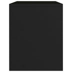 Comodino Nero 40x30x40 cm in Legno Multistrato