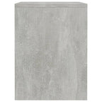 Comodini 2 pz Grigio Cemento 40x30x40 cm in Legno Multistrato