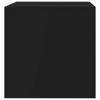 Mobile Porta TV Nero 80x40x40 cm in Legno Multistrato