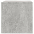 Mobile Porta TV Grigio Cemento 80x40x40 cm in Legno Multistrato