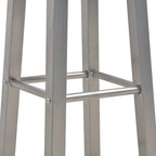 Sgabelli da Bar 2 pz Antracite MDF