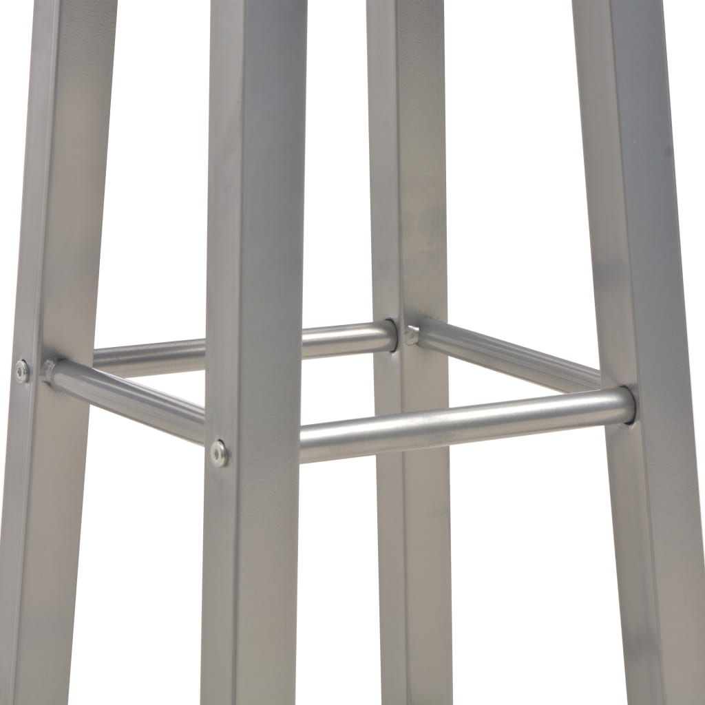 Sgabelli da Bar 2 pz Antracite MDF