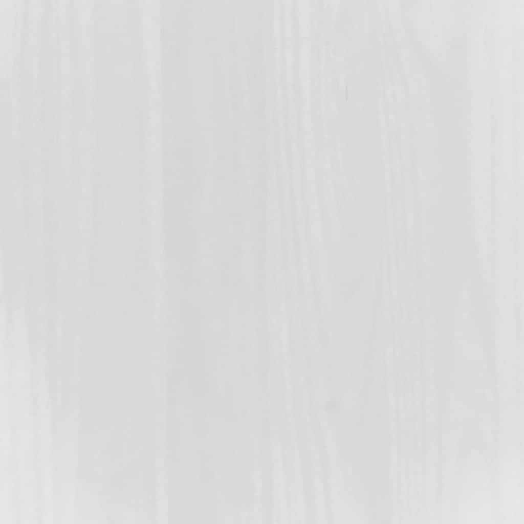 Tavolino Caffé Pino Messicano Corona Range Bianco 100x55x44 cm