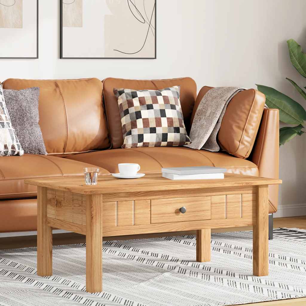 Tavolino da Salotto 100x60x43,5 cm in Pino Massello Panama Range