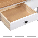 Tavolino Salotto Bianco 100x60x43,5cm Pino Massello Panama Range