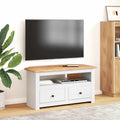 Mobile Porta TV Angolare Bianco 93x49x49cm in Pino Serie Panama