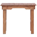 Tavolino da Salotto 70x35x60 cm in Legno Massello di Mogano