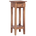 Piedistallo per Piante 30x30x67 cm in Legno Massello di Mogano