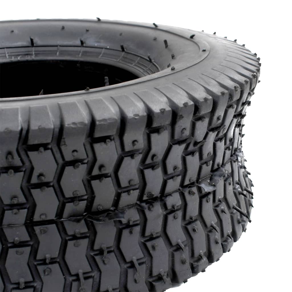 Ruote per Carriola 2 pz 13x5.00-6 4PR Gomma Piena Antiforatura