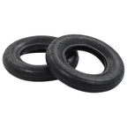 Set 2 Ruote e Camere d'Aria per Carriola 3.50-8 4PR Gomma Resistente