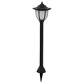Lampade Solari da Esterno 6 pz LED Nere