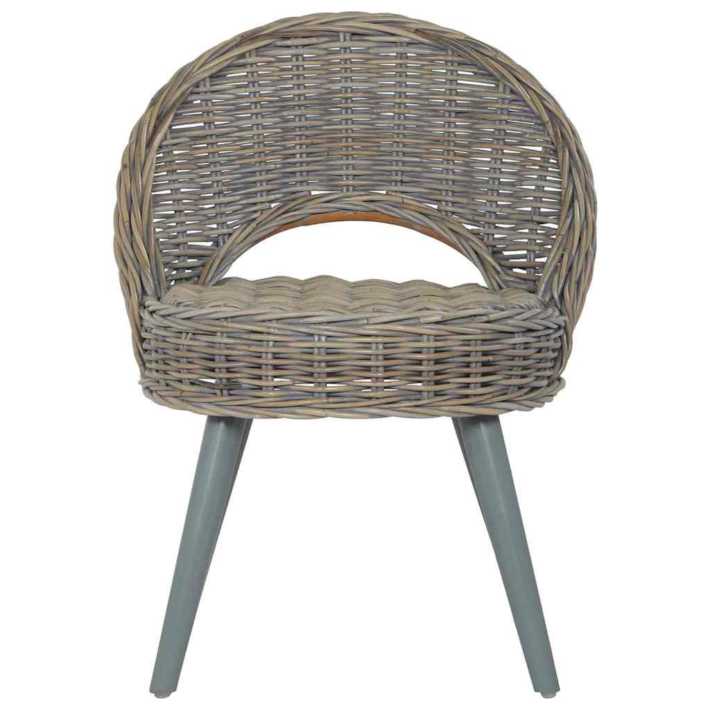 Poltrona in Rattan Kubu Grigio