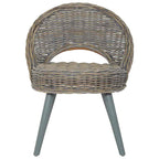 Poltrona in Rattan Kubu Grigio
