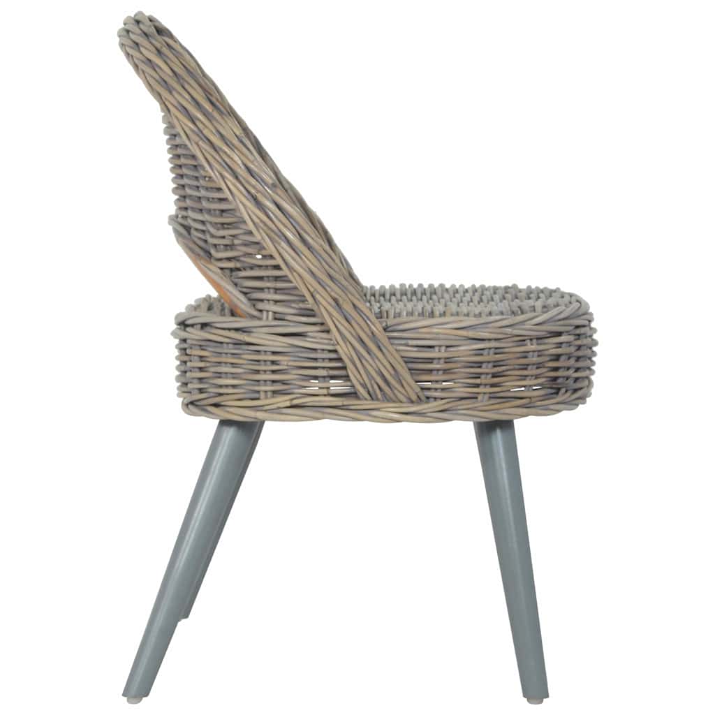 Poltrona in Rattan Kubu Grigio