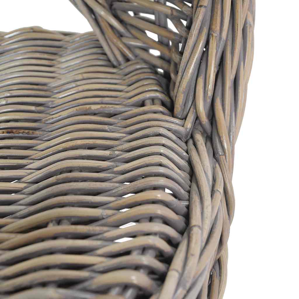 Poltrona in Rattan Kubu Grigio