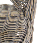 Poltrona in Rattan Kubu Grigio