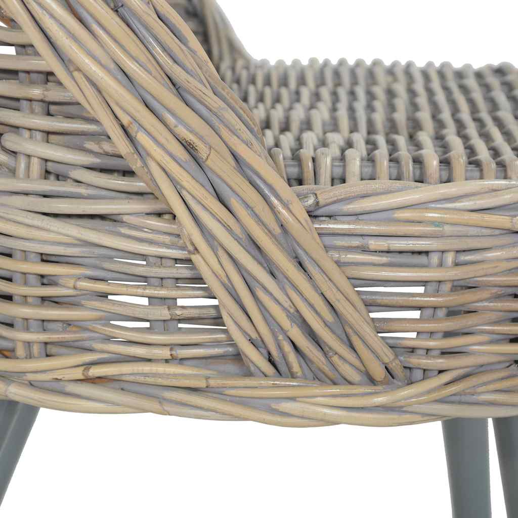 Poltrona in Rattan Kubu Grigio