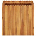 Letto Rialzato da Giardino 50x30x50 cm in Massello di Acacia