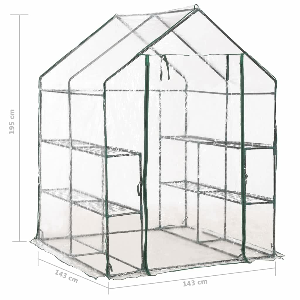 Serra Accessibile con 8 Livelli 143x143x195 cm