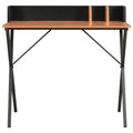 Scrivania Nera e Marrone 80x50x84 cm