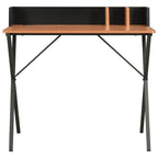 Scrivania Nera e Marrone 80x50x84 cm