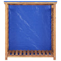 Rimessa per Legna da Ardere 105x38x115 cm in Massello di Acacia