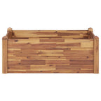 Letto Rialzato da Giardino 110x60x44 cm Legno Massello d'Acacia