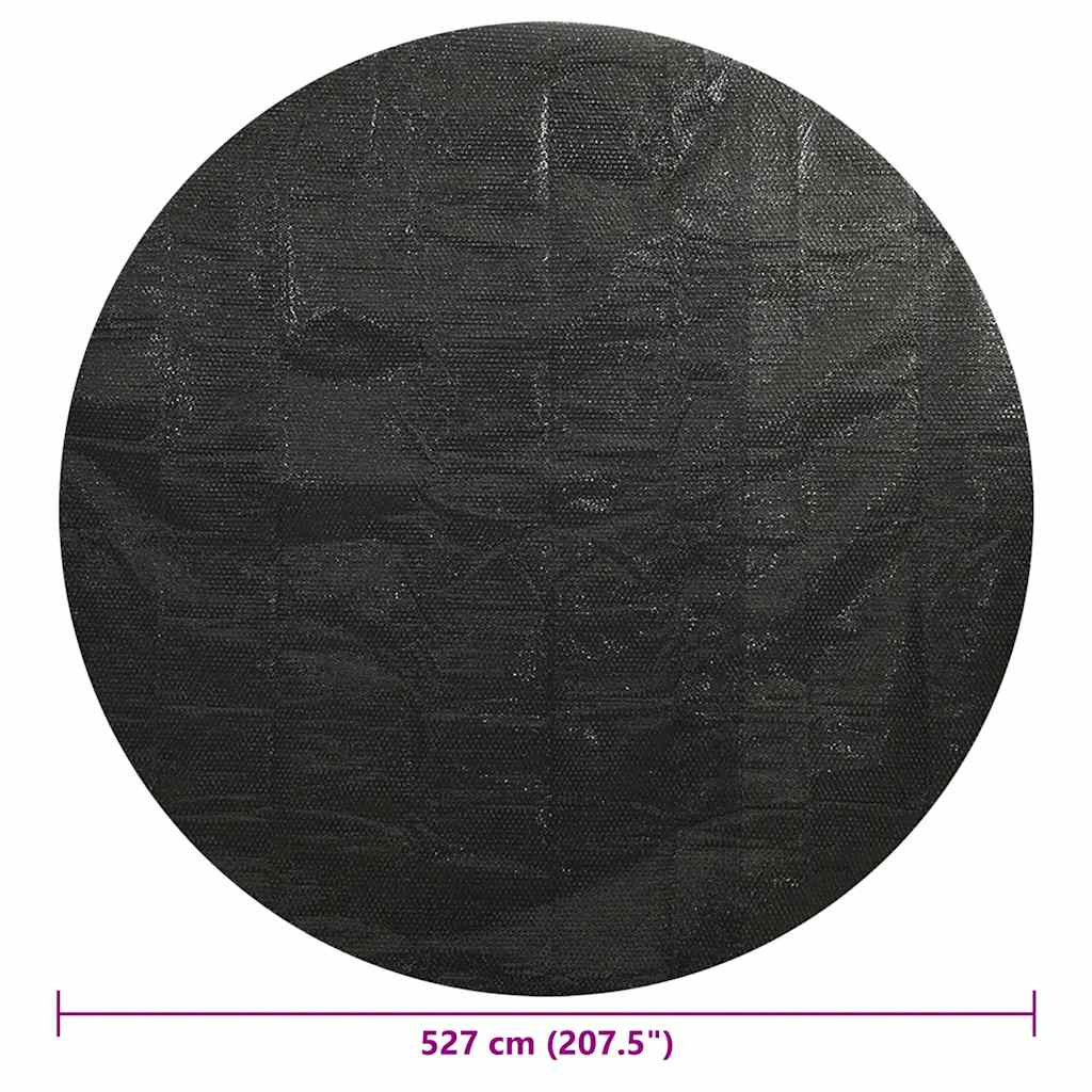 Copertura per Piscina Nera 527 cm PE