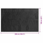 Copertura per Piscina Nera 260x160cm PE