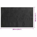 Copertura per Piscina Nera 600x300 cm PE