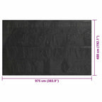Copertura per Piscina Nera 975x488 cm in PE