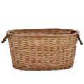 Cesta per Legna con Maniglie 56x40x28 cm Salice Naturale