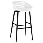 Sgabelli da Bar 4 pz Bianchi