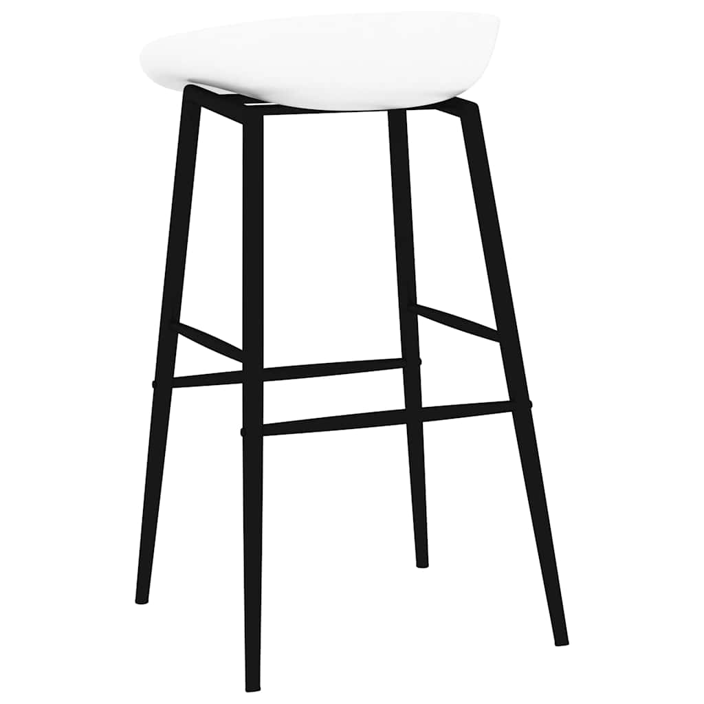 Sgabelli da Bar 4 pz Bianchi