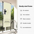 Tenda a Rullo per Esterni 120x270 cm Crema