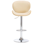 Sedia da Bar Crema in Similpelle