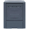 Compostiere per Giardino 3 pz Grigio 60x60x73 cm 780 L