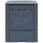 Compostiere per Giardino 3 pz Grigio 60x60x73 cm 780 L