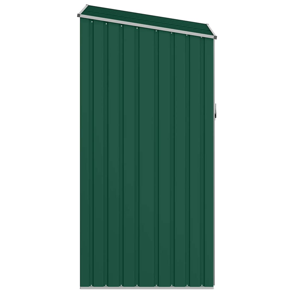 Capanno da Giardino Verde 87x98x159 cm in Acciaio Zincato